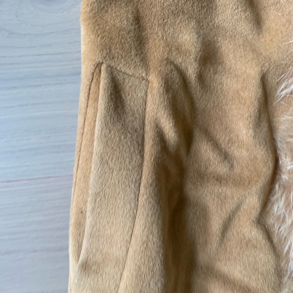Hooded Faux fur trim coat - Picture 5 of 11